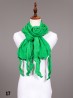 FLOWER AND RUFFLE SCARF